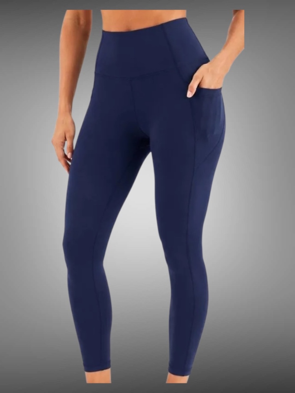 FABLETICS Leggings Beautiful Navy Blue with POCKETS S Unworn Ready to Wear